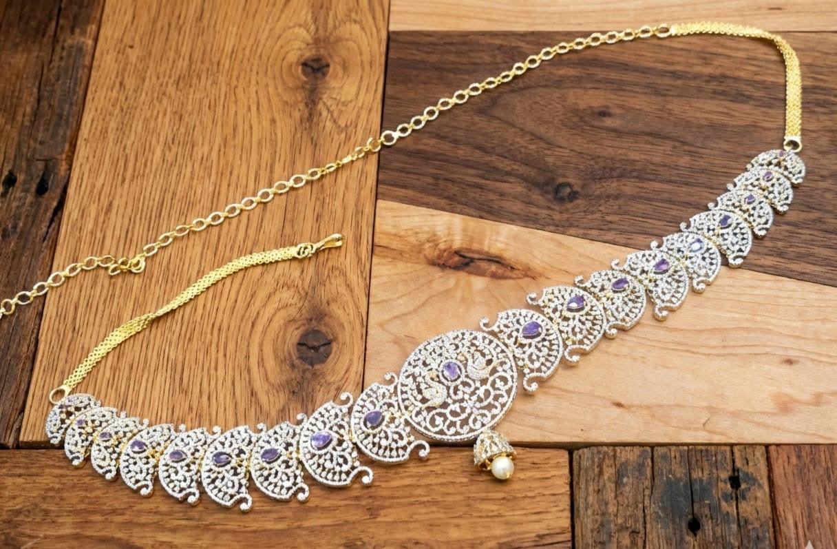 American Diamond Stones Bridal Hip Chain