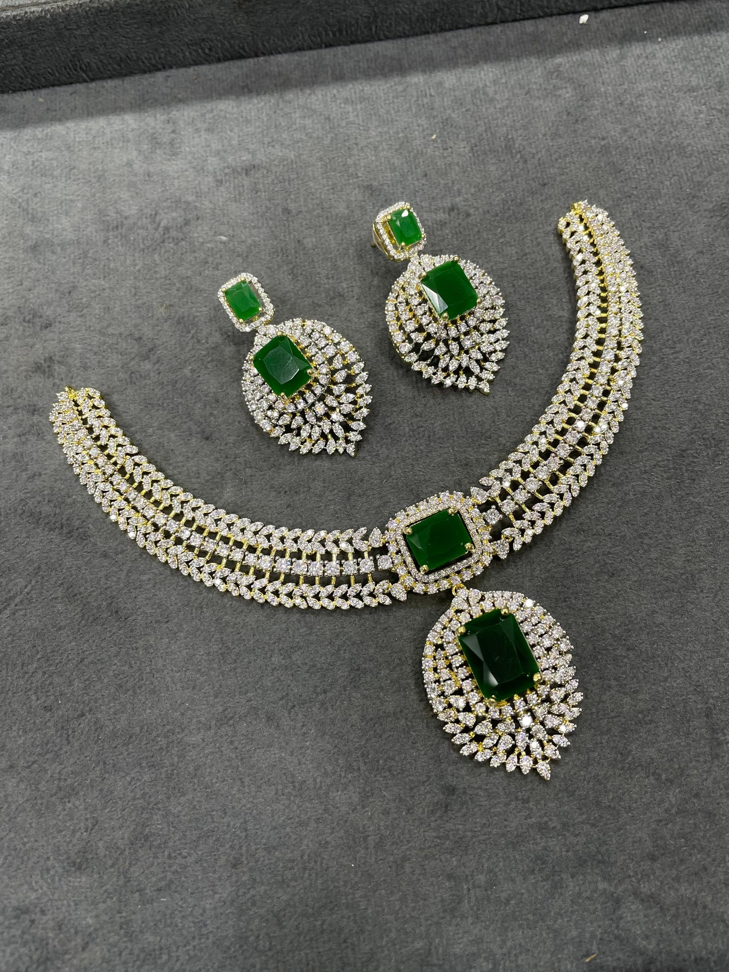 American Diamond Stones Necklace