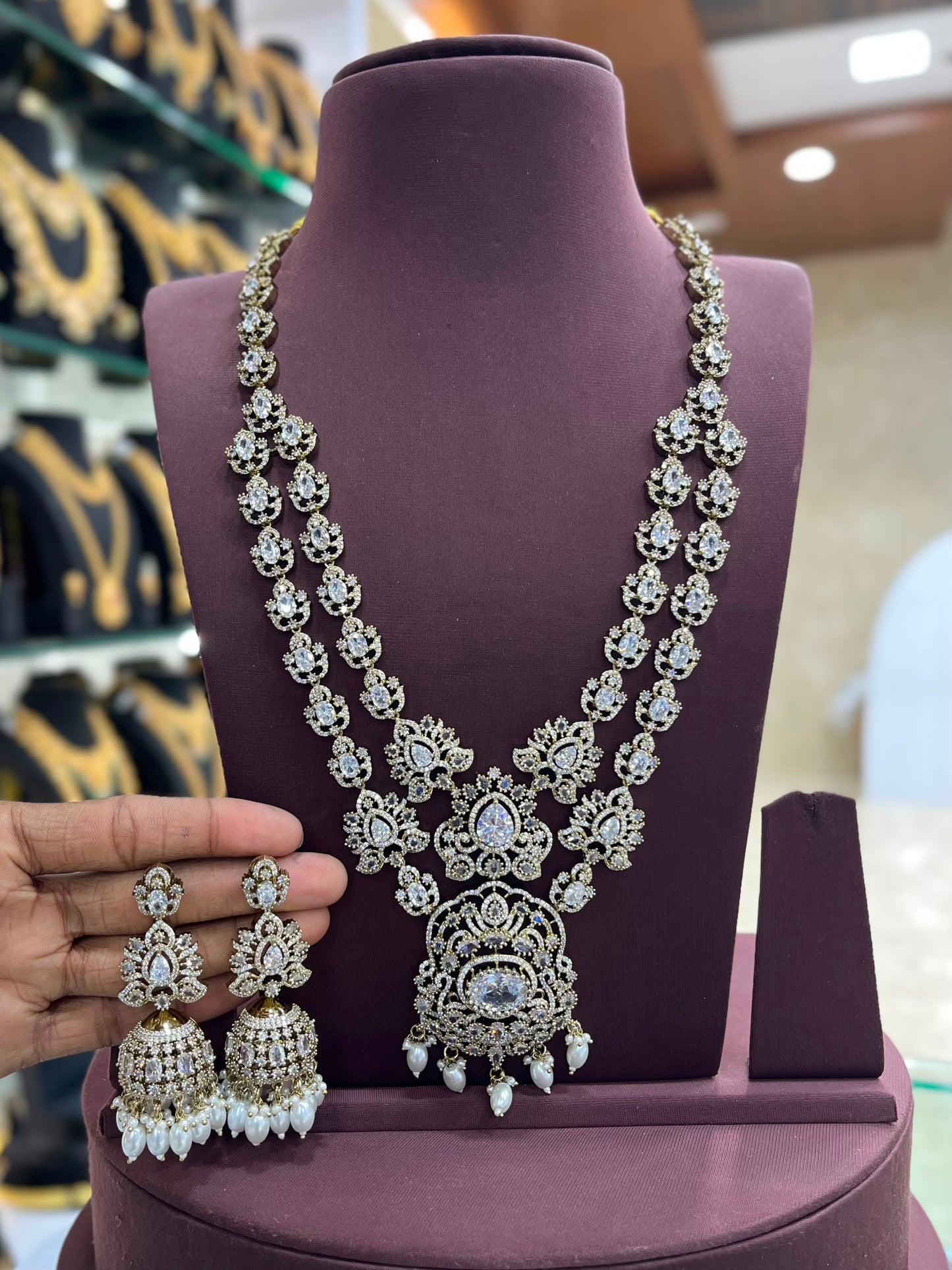 Victorian Polish with AD Stones Layer Haram