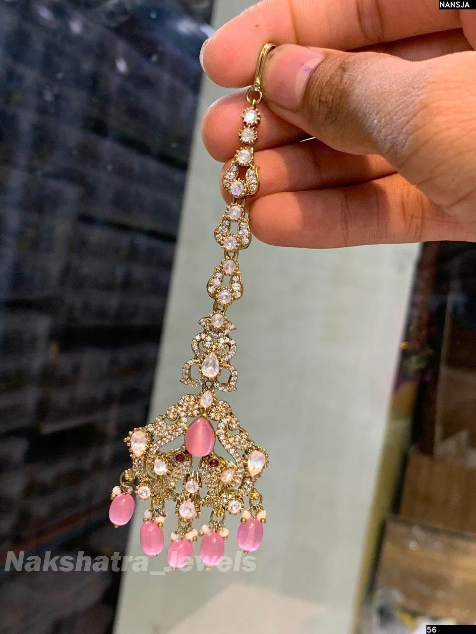 Moissanite Stones Tikka - Nakshatra Jewels