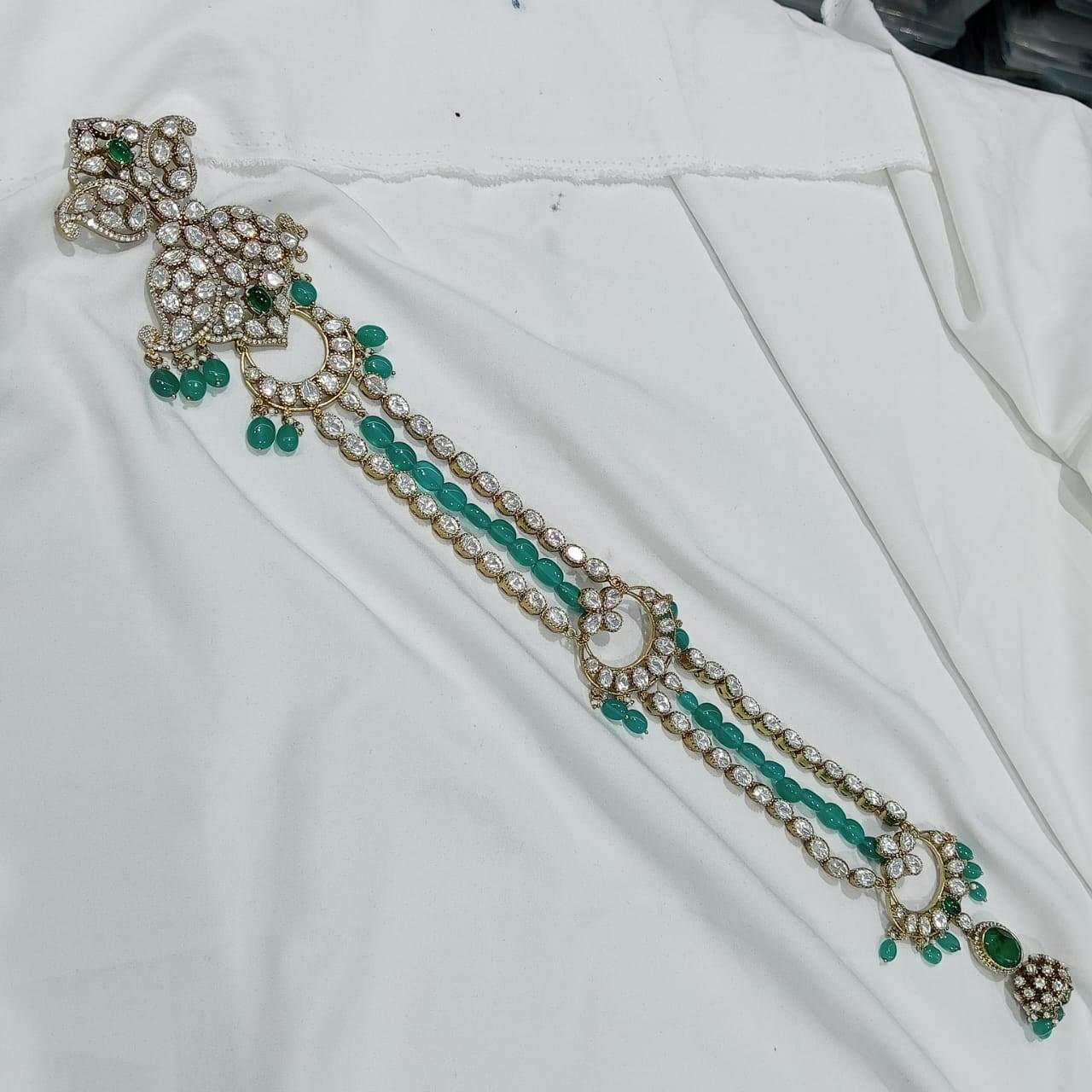 Hair Accessories (Moissanite Stones) - Nakshatra Jewels