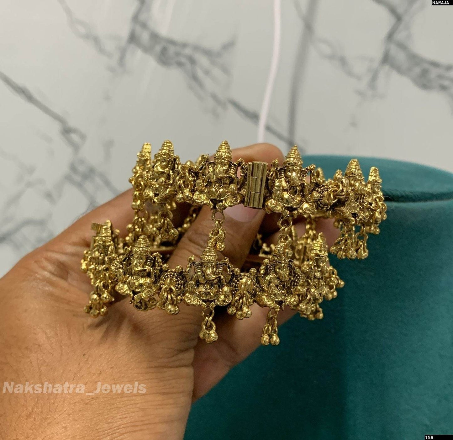 Premium Matt Finished Openable Bangles - Nakshatra Jewels