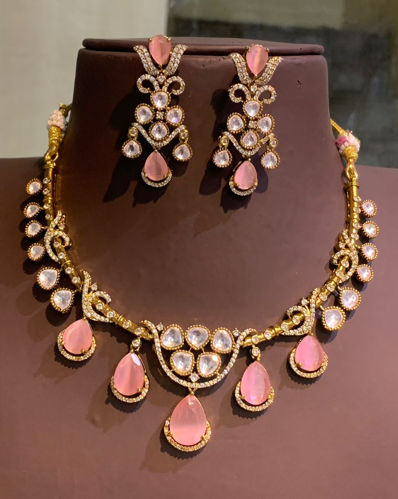 Mossianite Stones Necklace