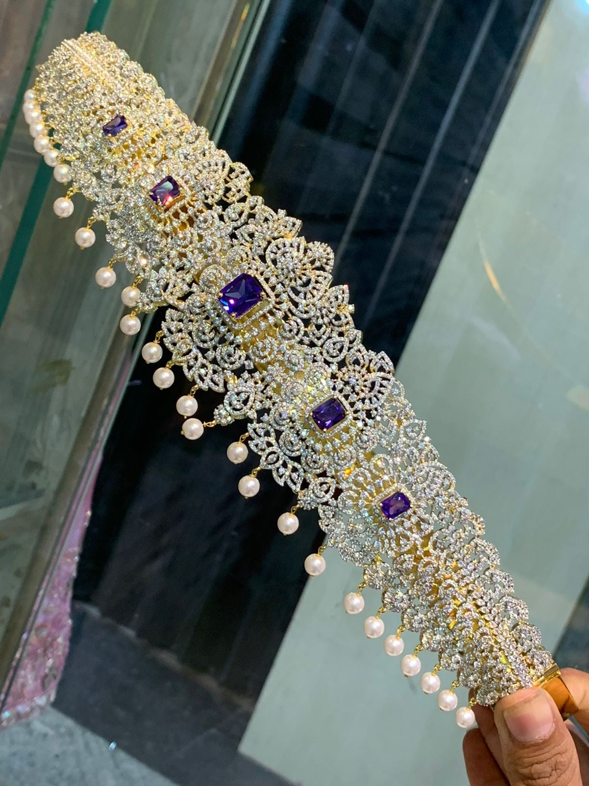 American Diamond Stones Bridal Hip Belt