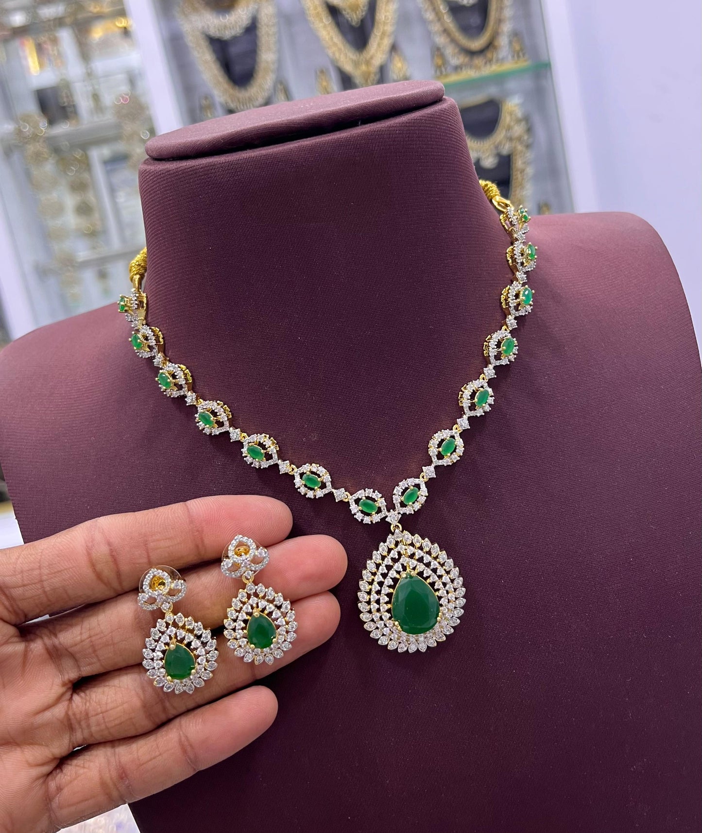 AD Stones Necklace
