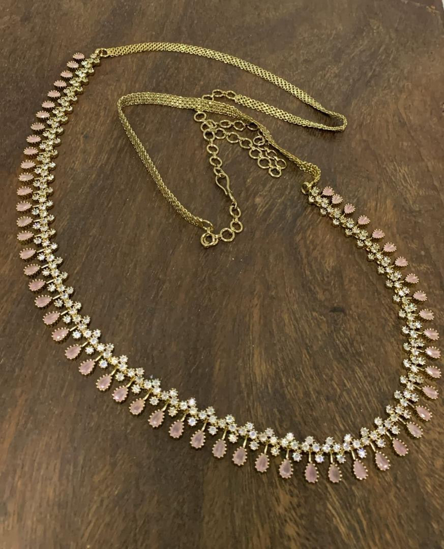 AD Stones Bridal Hip Chain