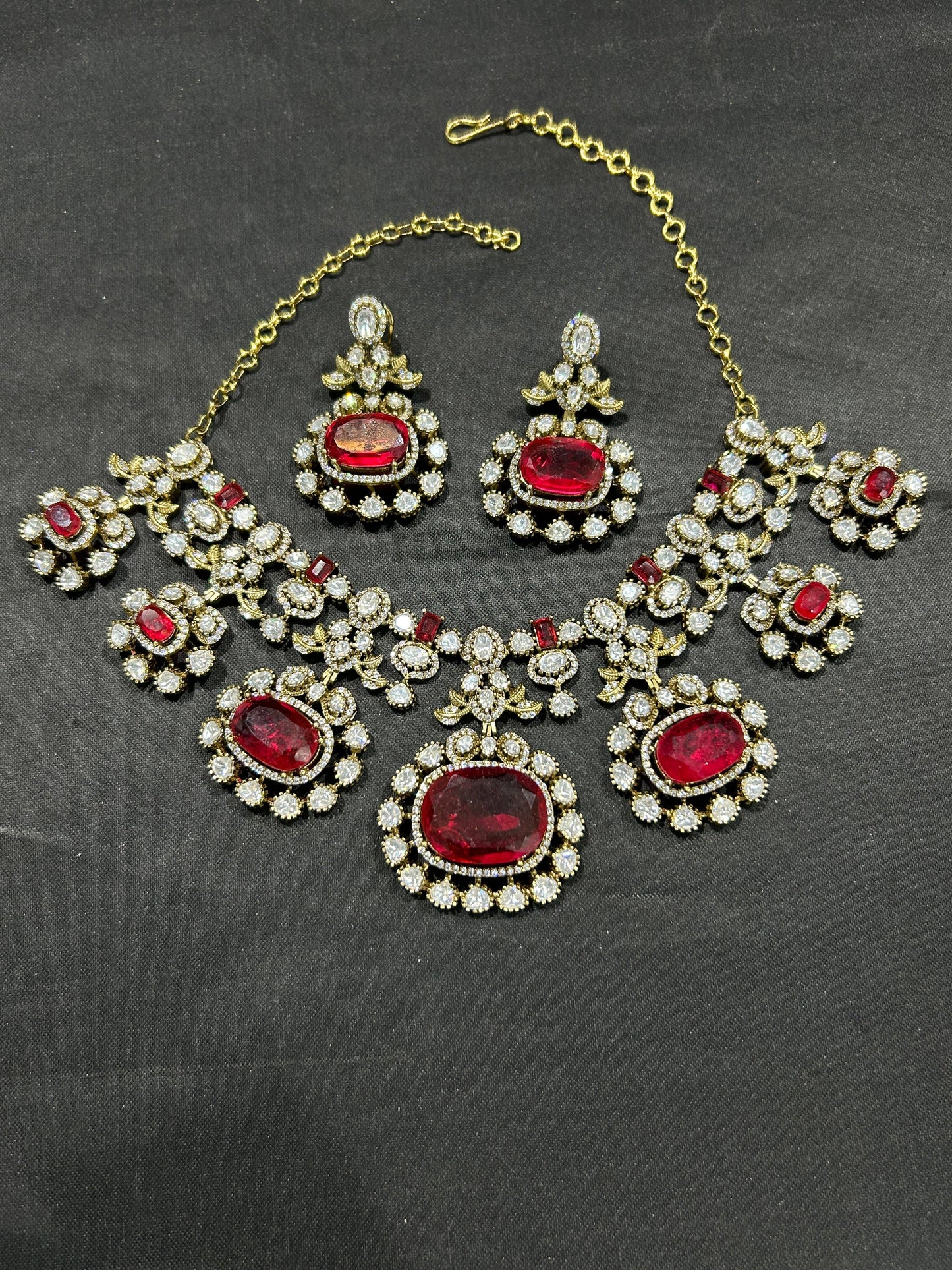 Moissanite Stones Bridal Necklace