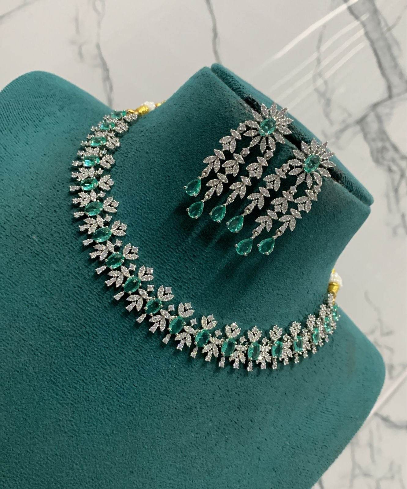AD Stones Necklace - Nakshatra Jewels