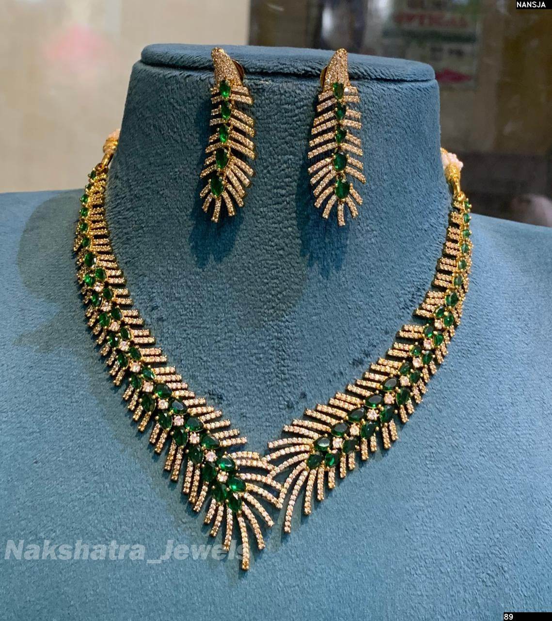 AD Stones Necklace - Nakshatra Jewels