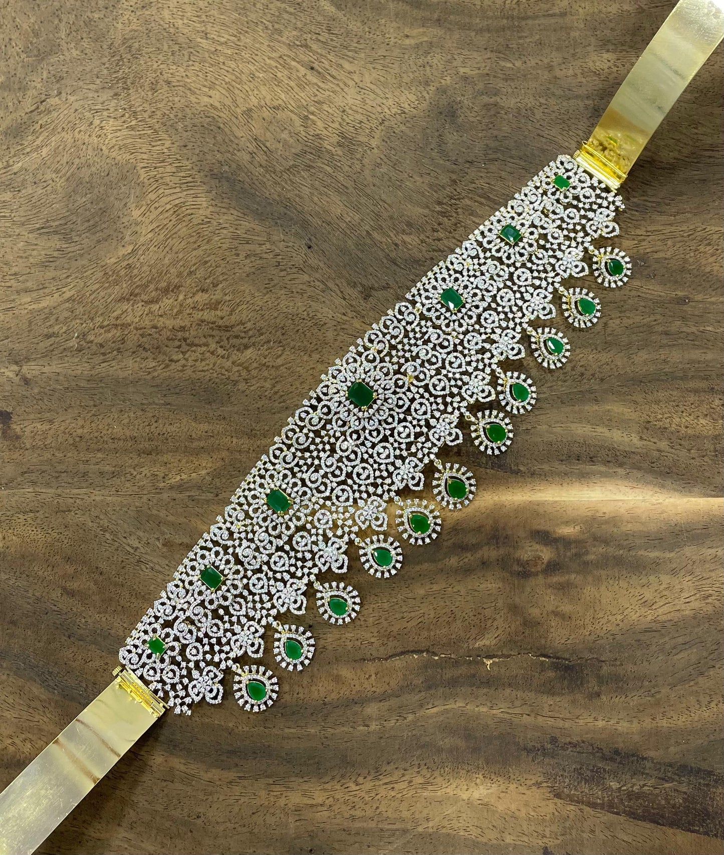 American Diamond Stones Bridal Hip Belt
