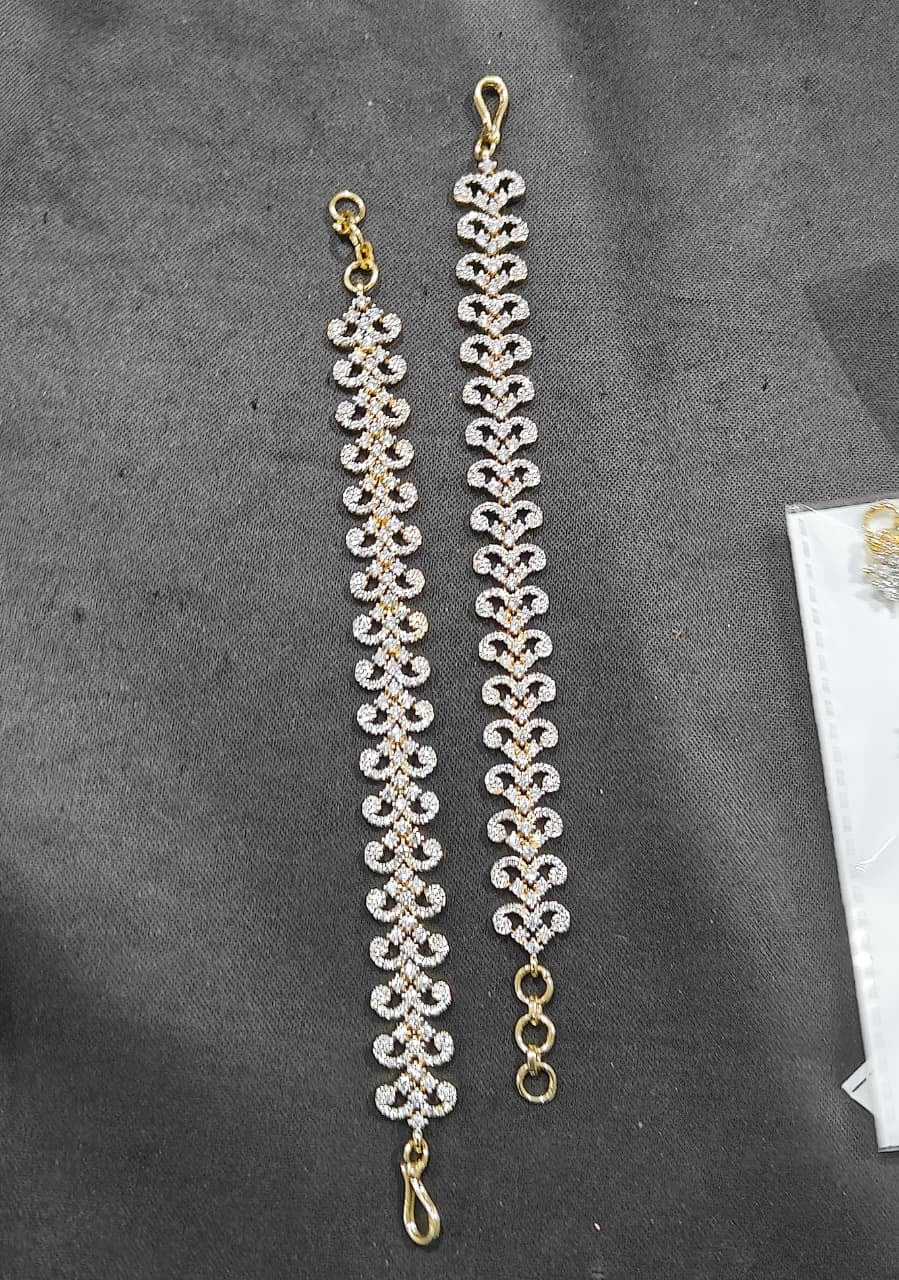 AD Stones Ear Chains