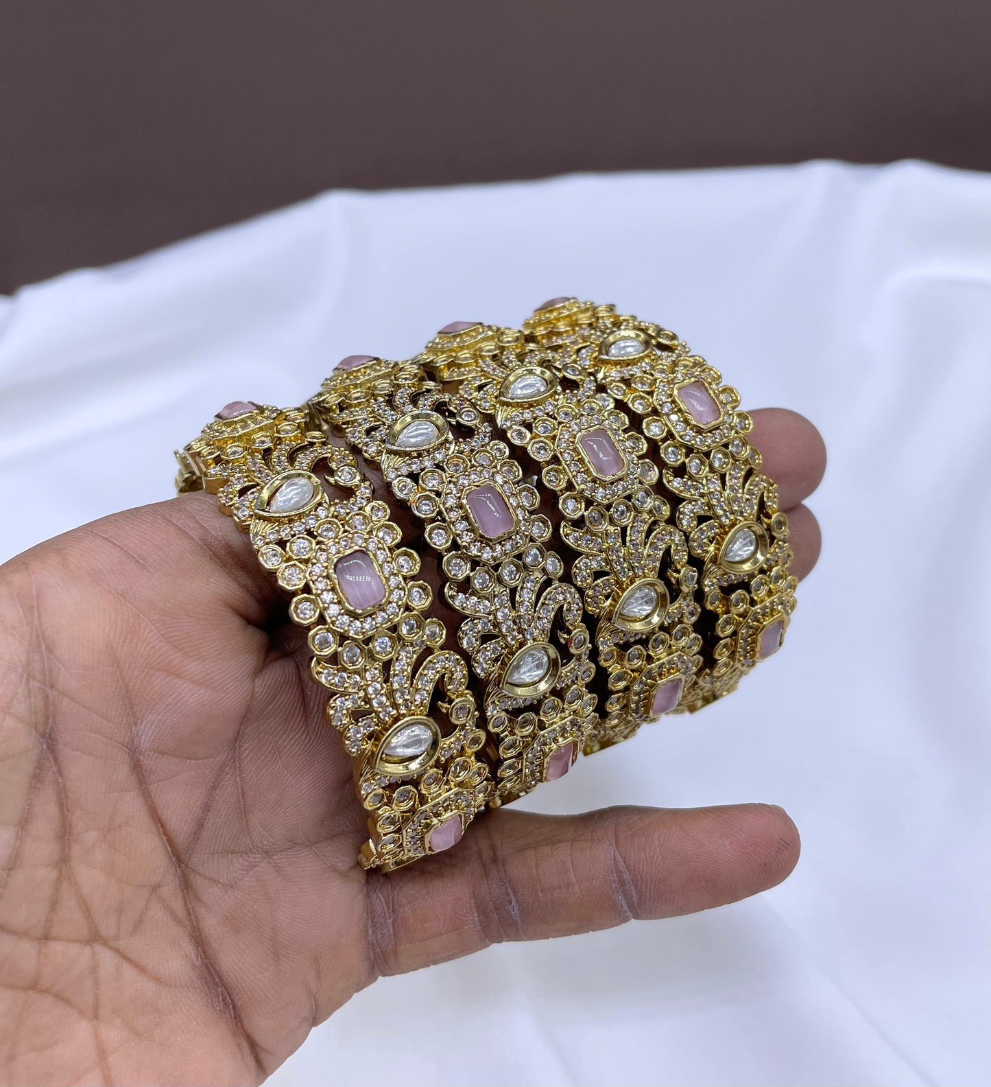 Victorian Polish AD Stone Bangles