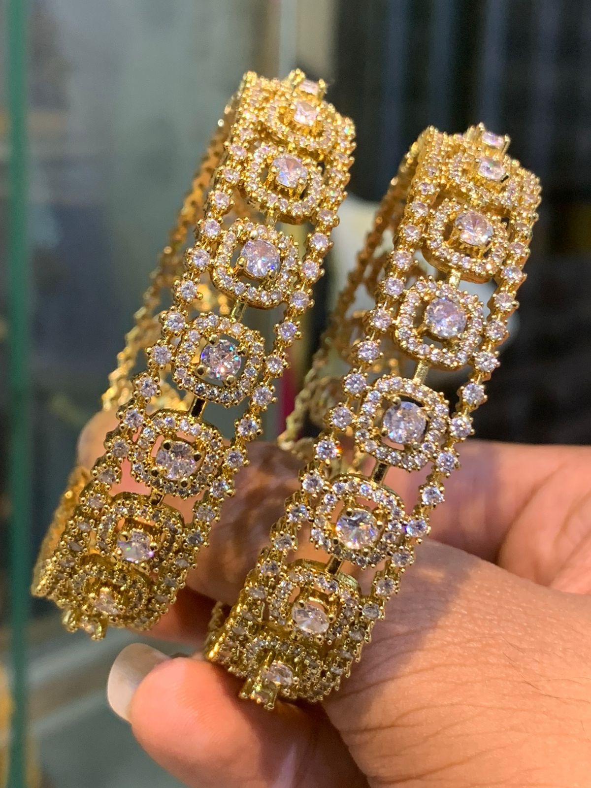 Victorian Polish AD Stone Bangles