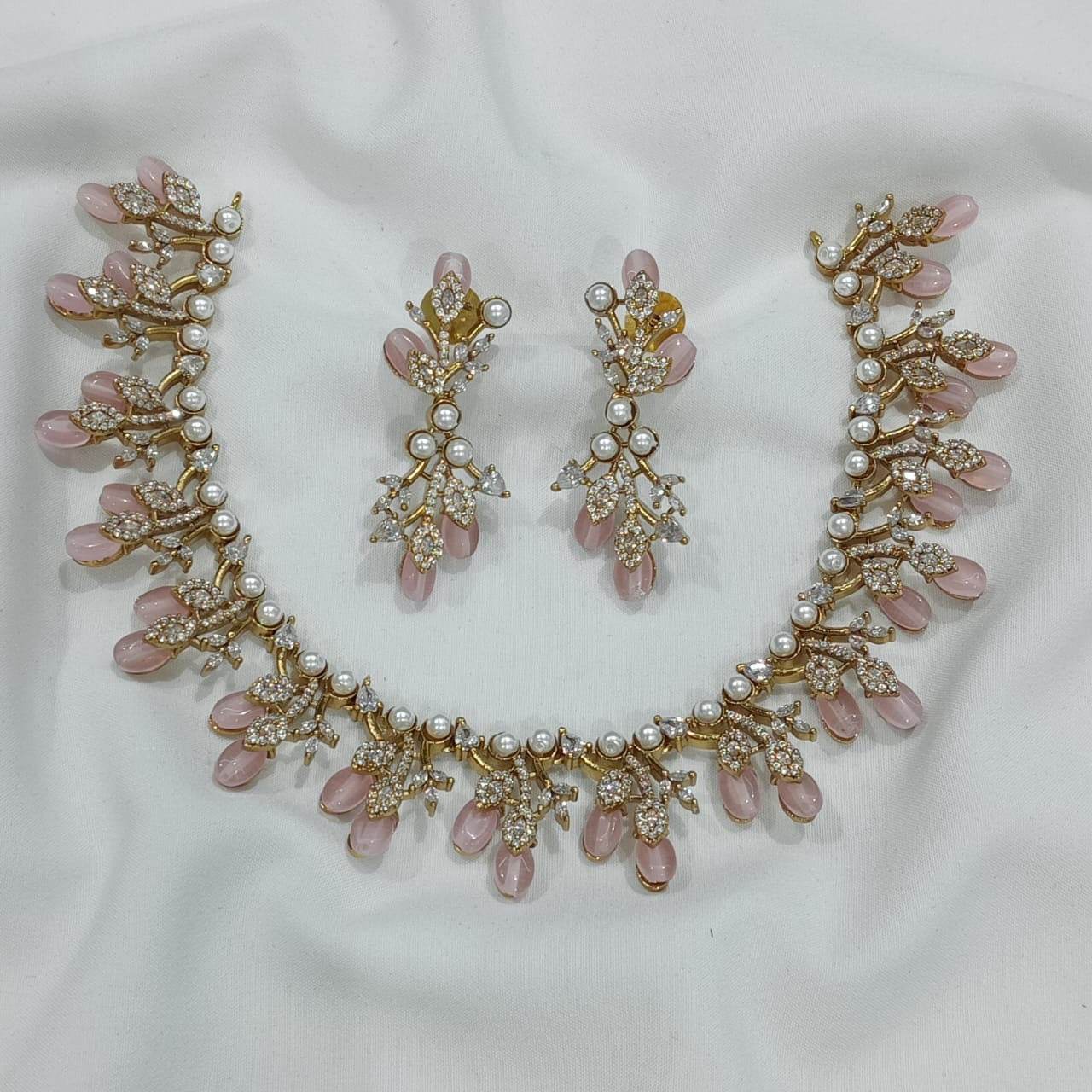 AD Stones Necklace - Nakshatra Jewels