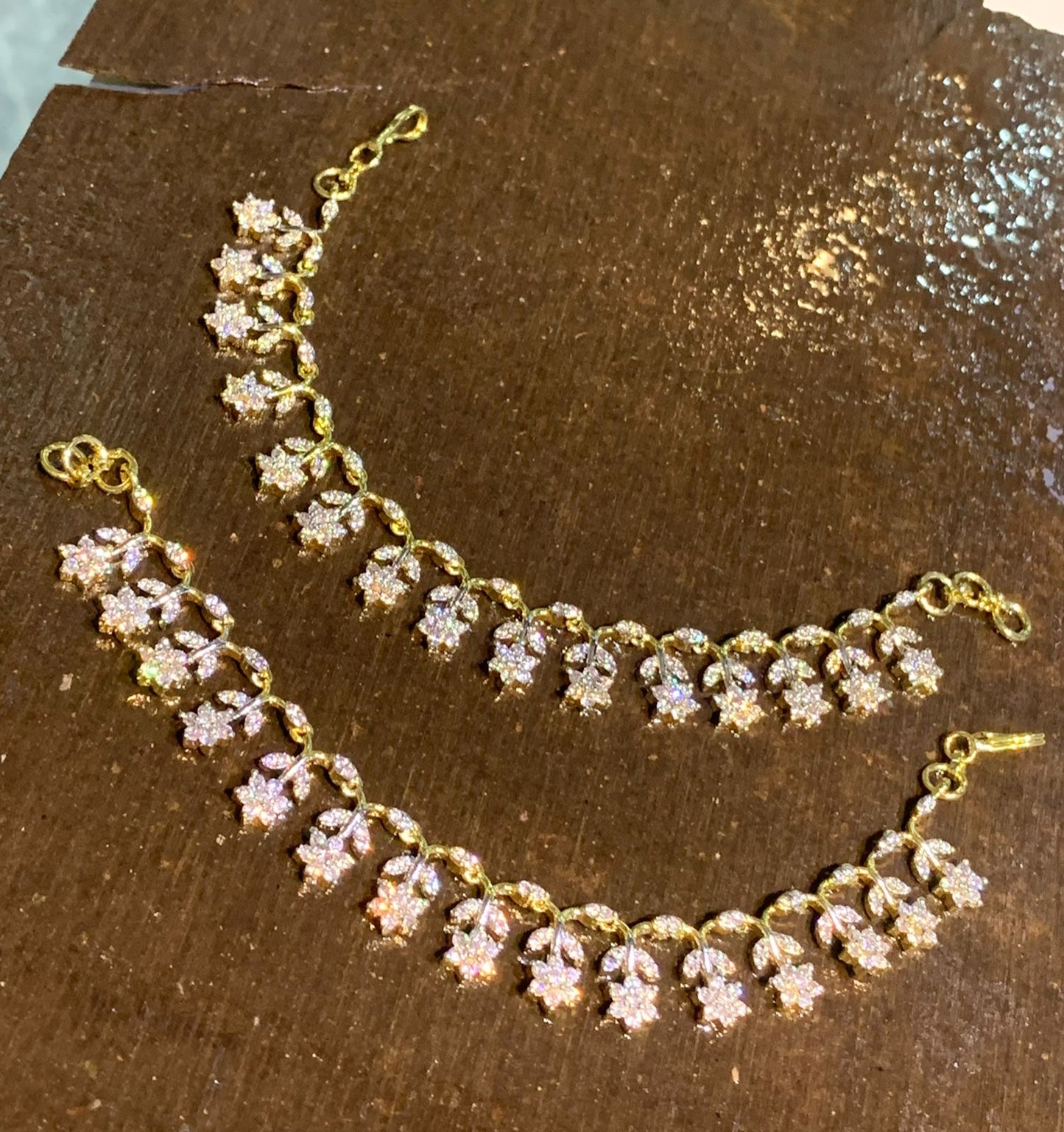 AD Stones Ear Chains