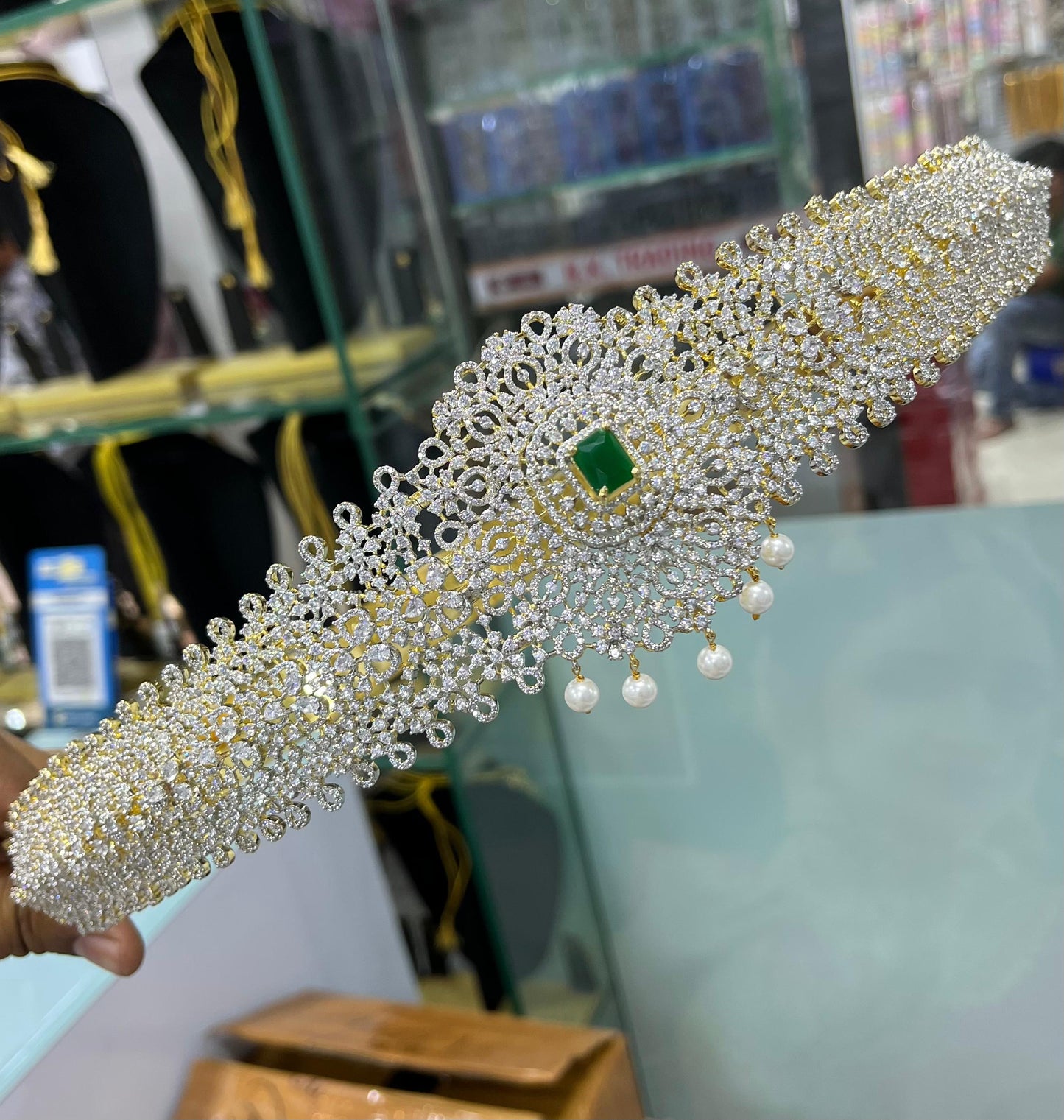 American Diamond Stones Bridal Hip Belt