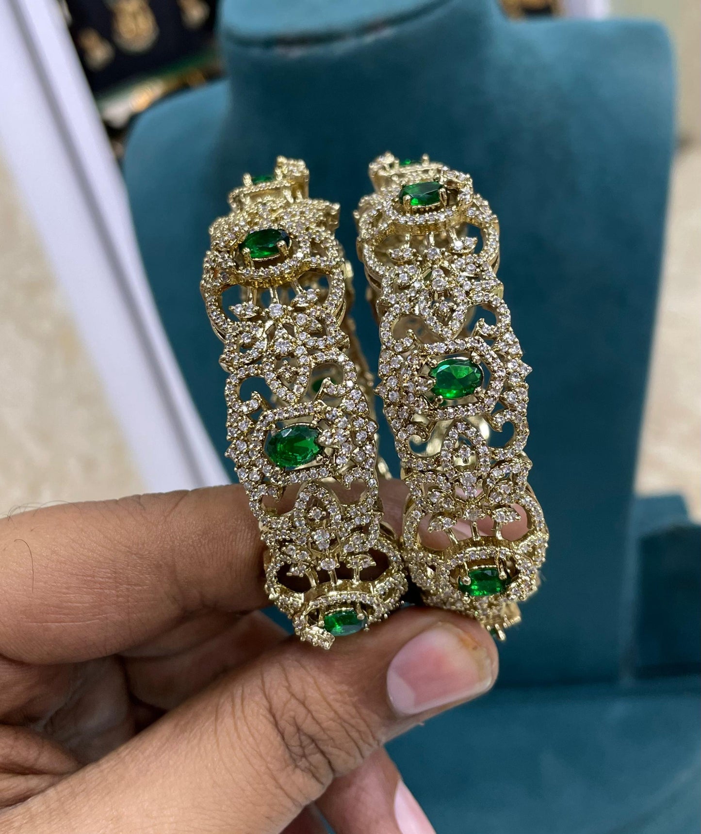 Victorian Polish AD Stone Bangles
