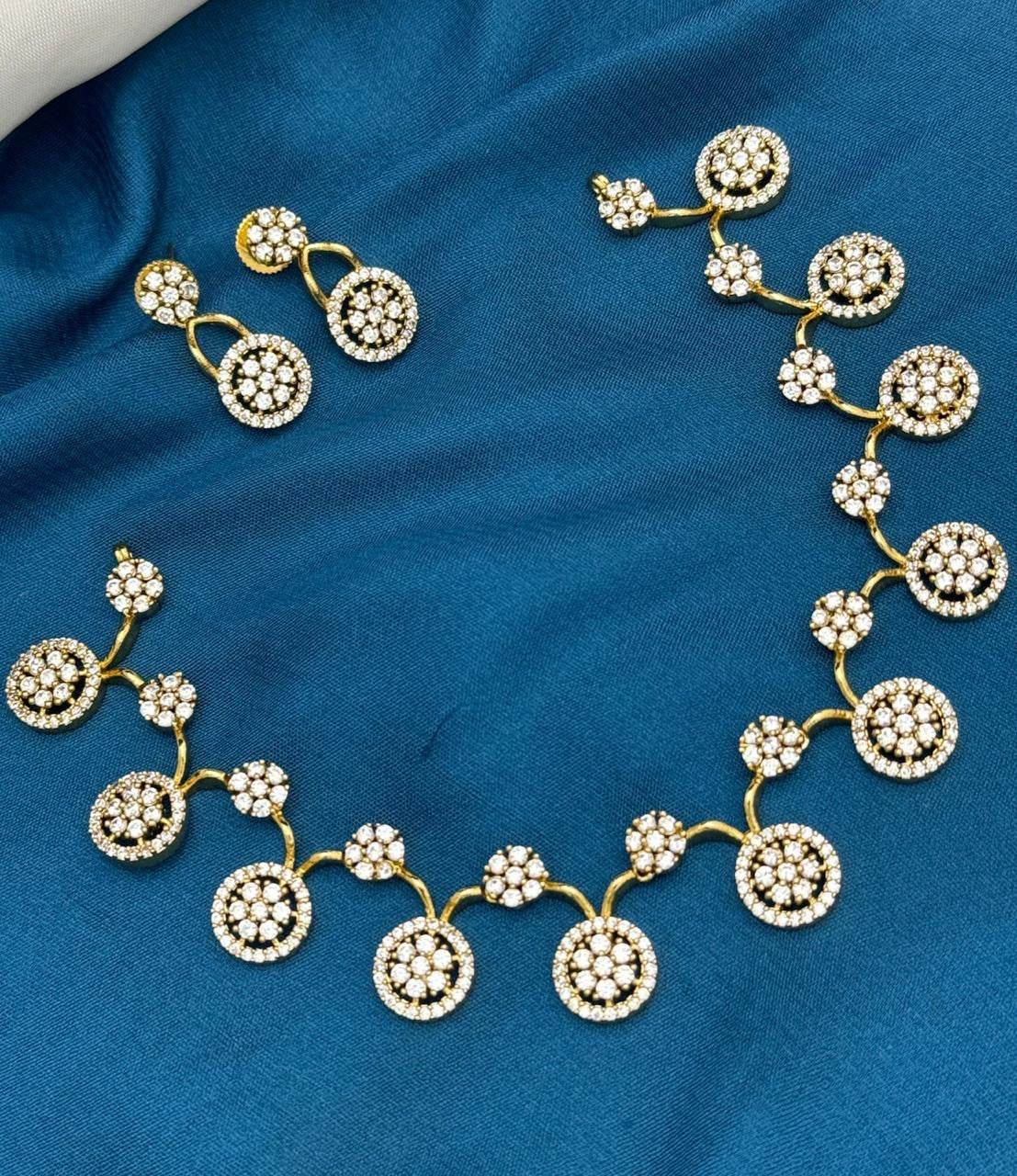 AD Stones Necklace - Nakshatra Jewels