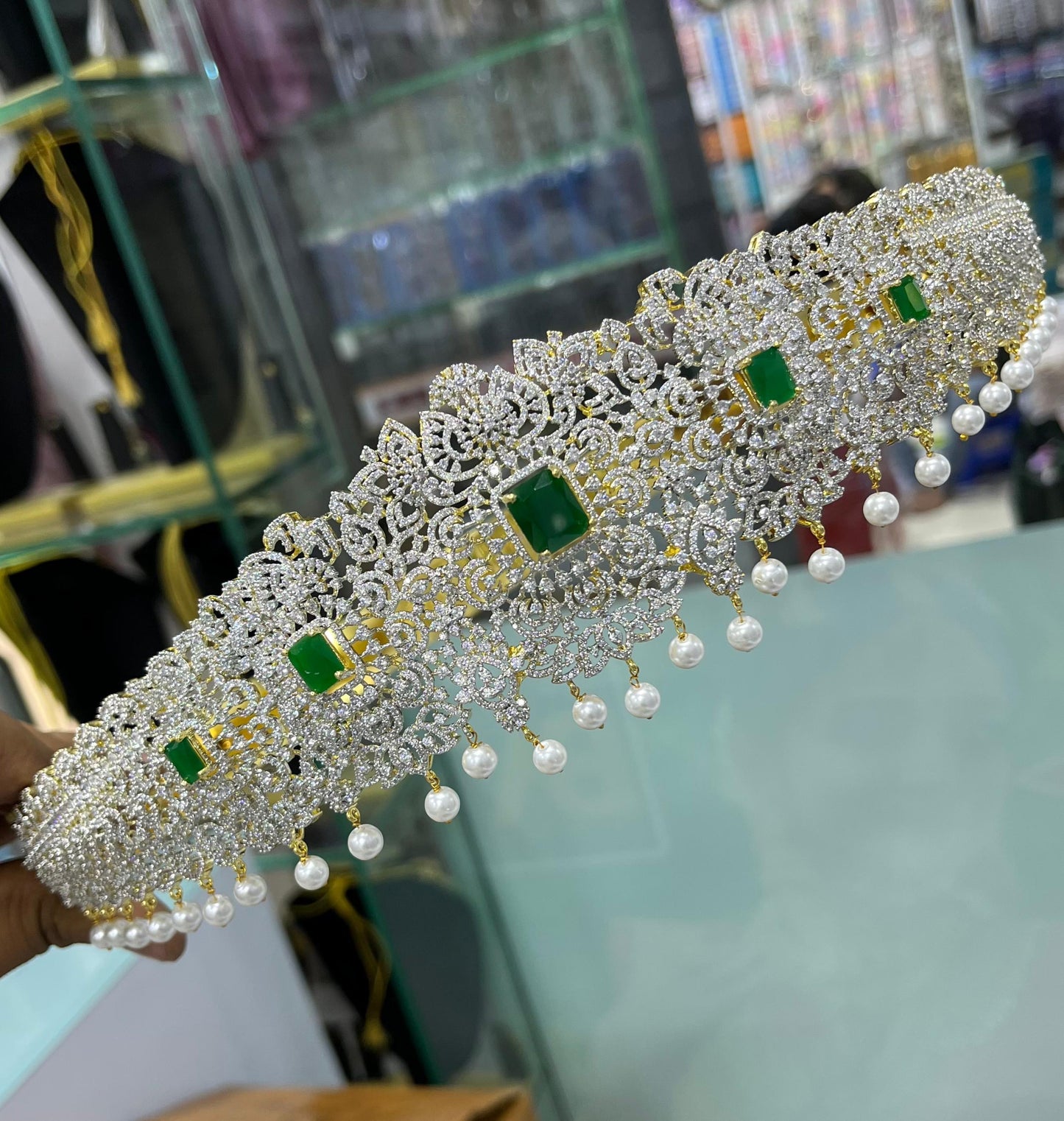 American Diamond Stones Bridal Hip Belt