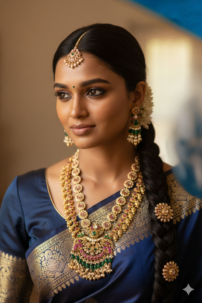 Jaadu Kundan Stones Bridal Layer Haram