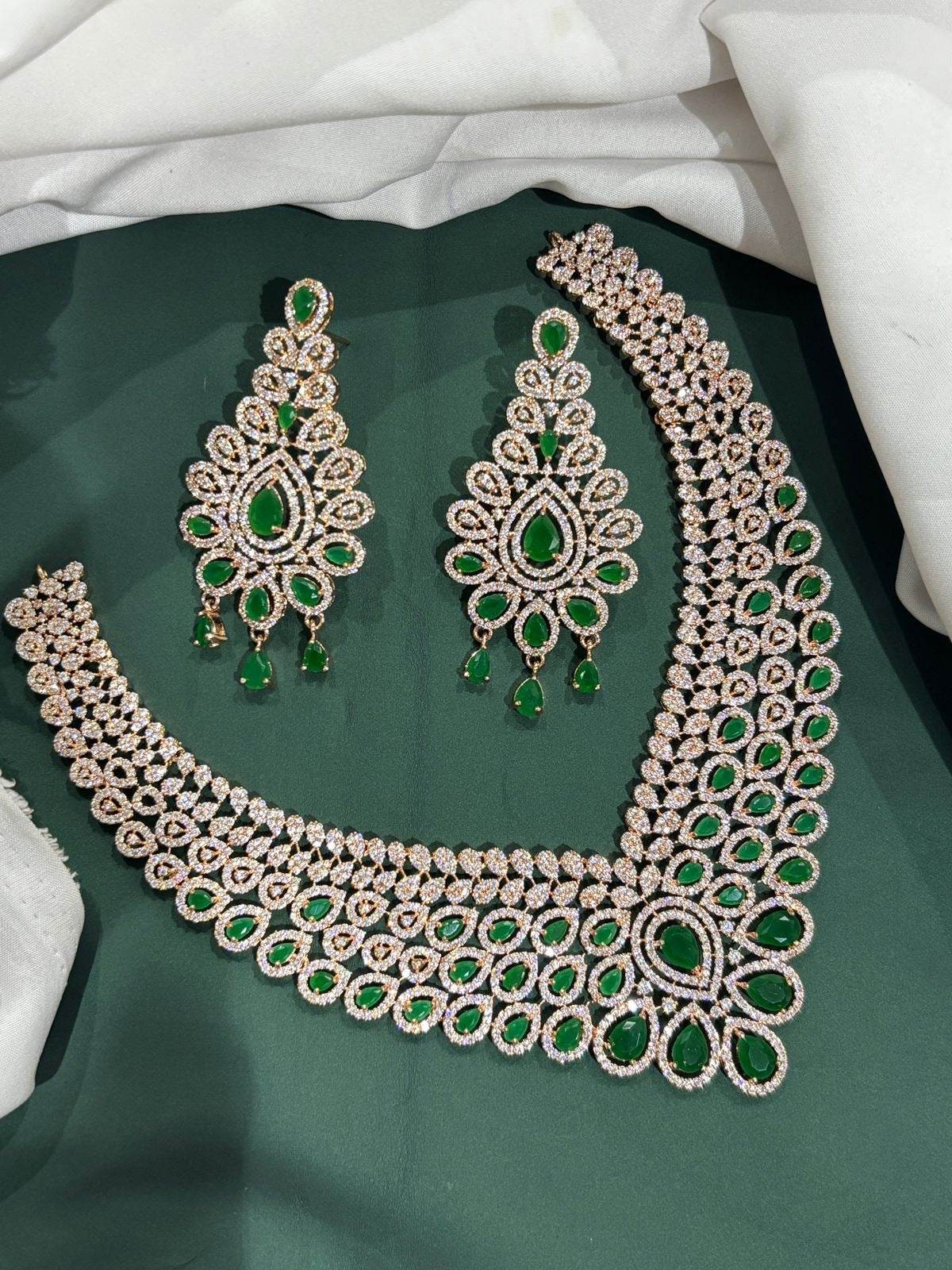 AD Stones Necklace - Nakshatra Jewels