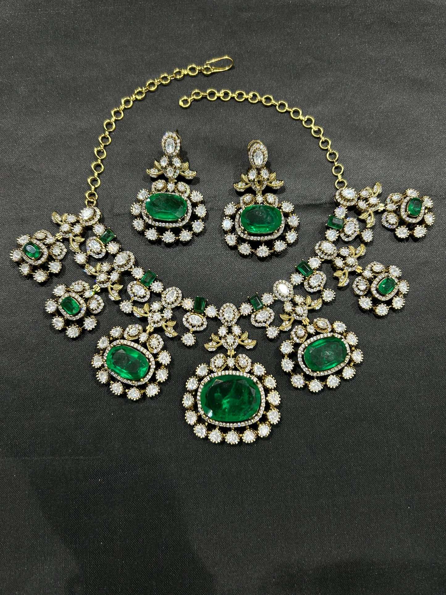 Moissanite Stones Bridal Necklace