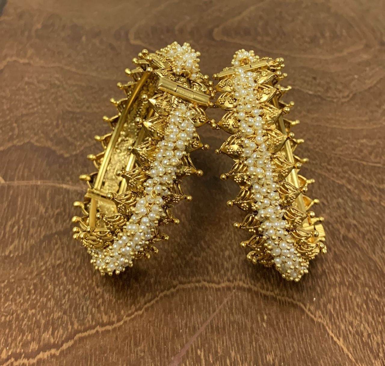 Nagasi work with Designer Bangles - Nakshatra Jewels