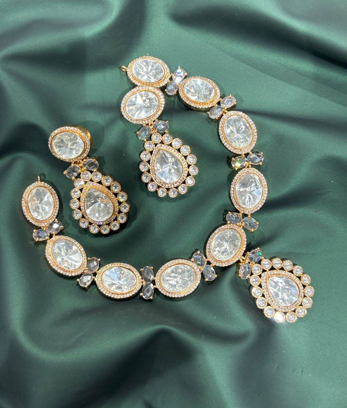 AD Stones Necklace - Nakshatra Jewels