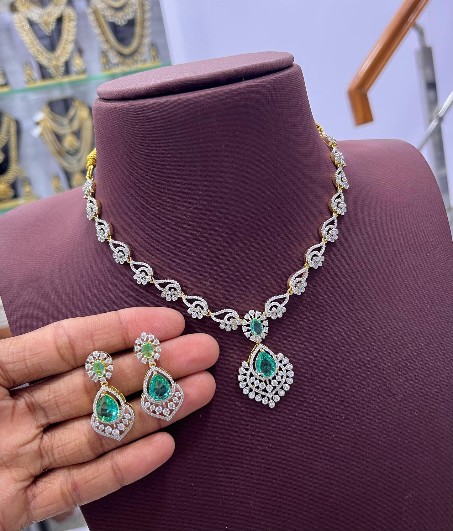 AD Stones Necklace
