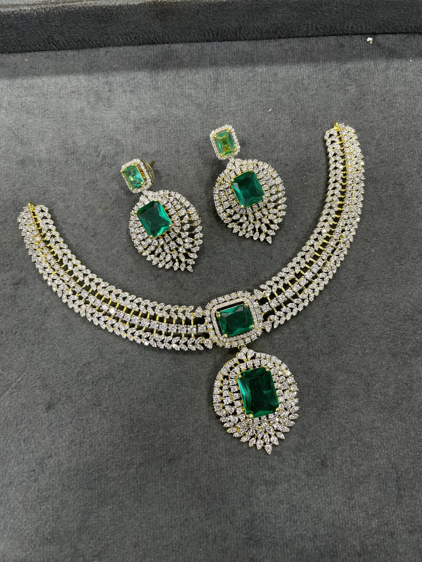 American Diamond Stones Necklace