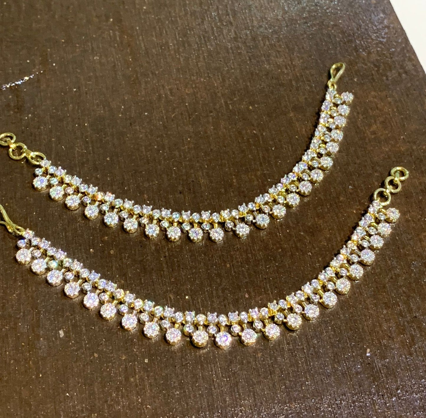 AD Stones Ear Chains