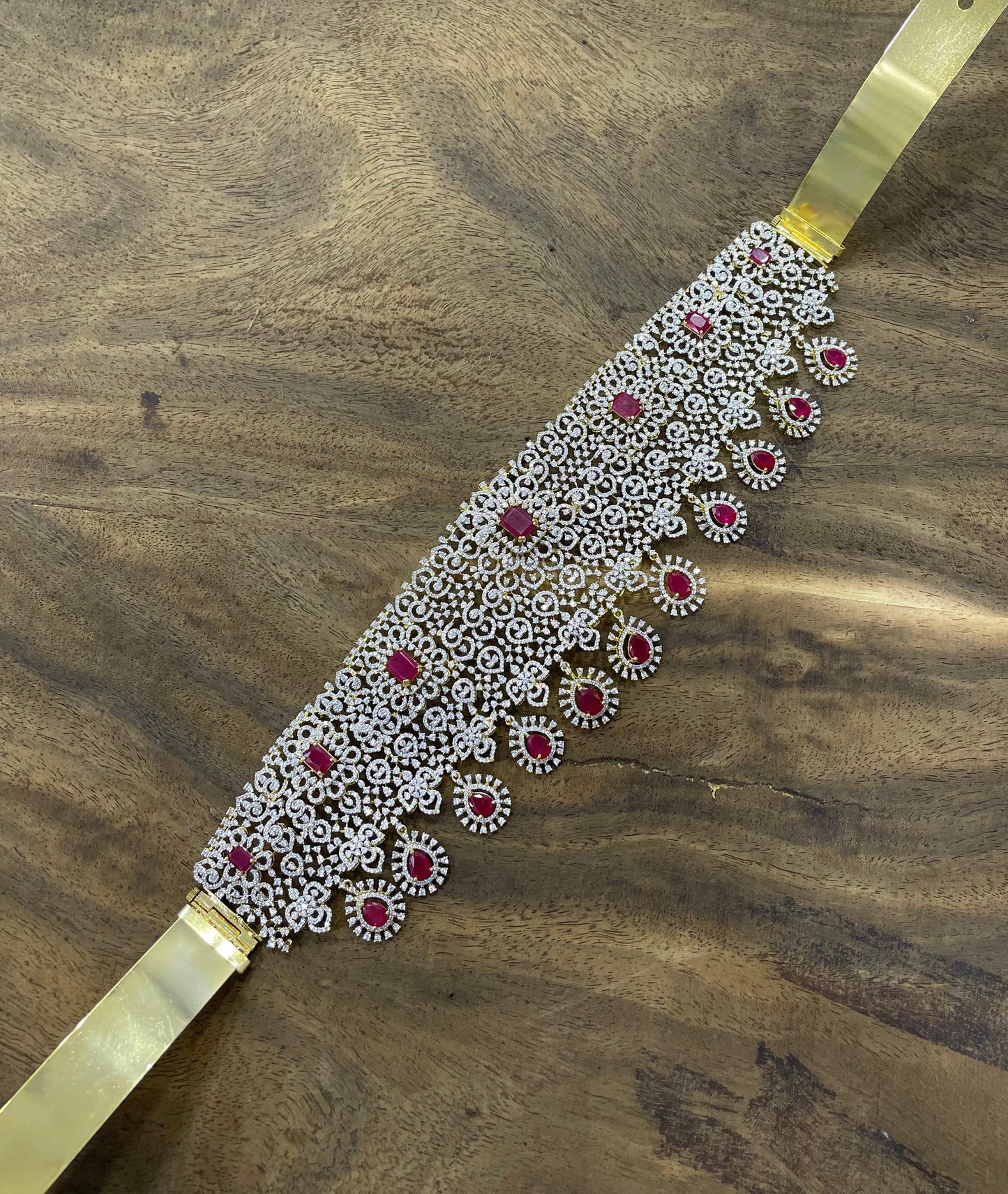 American Diamond Stones Bridal Hip Belt