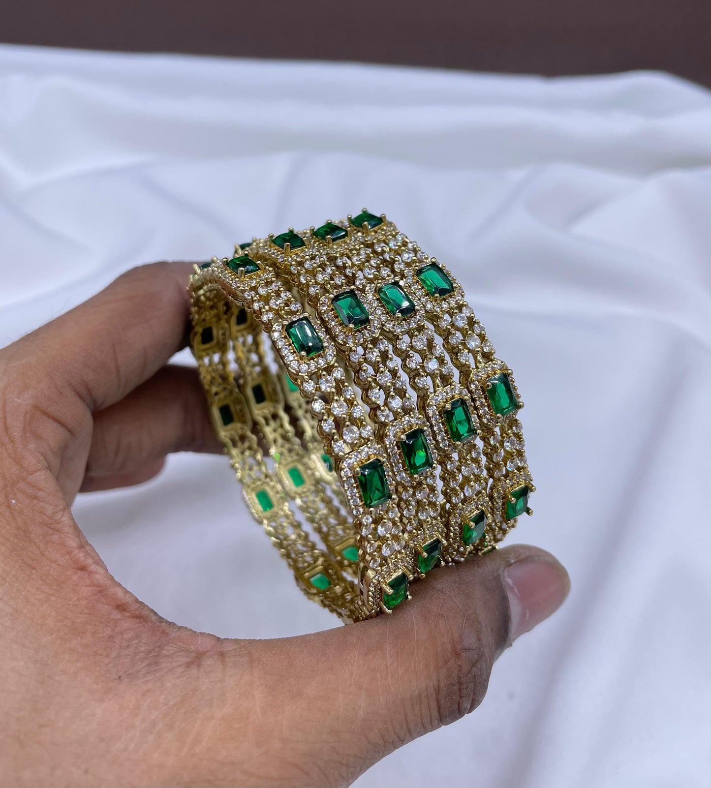 Victorian Polish AD Stone Bangles