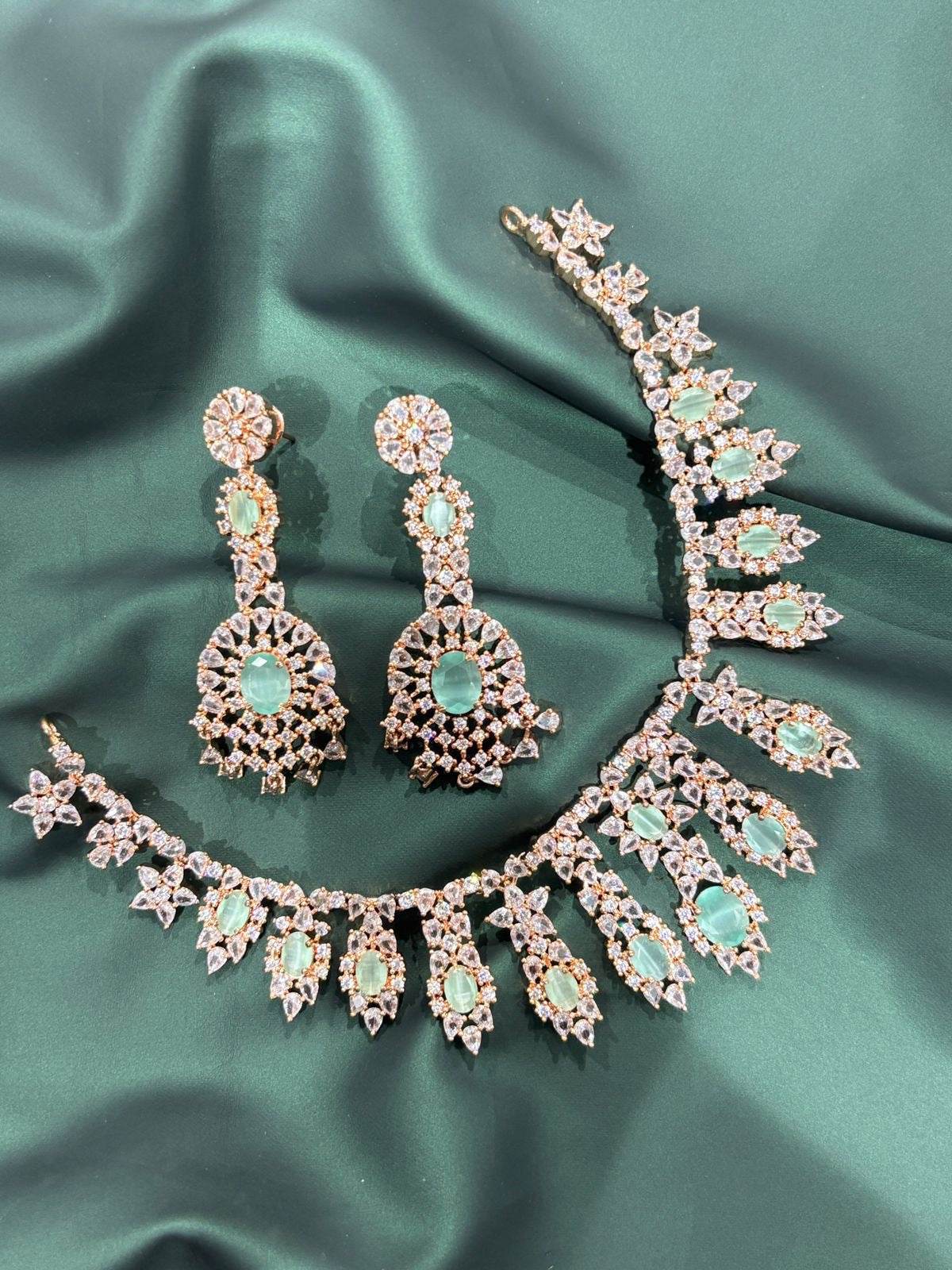 AD Stones Necklace - Nakshatra Jewels