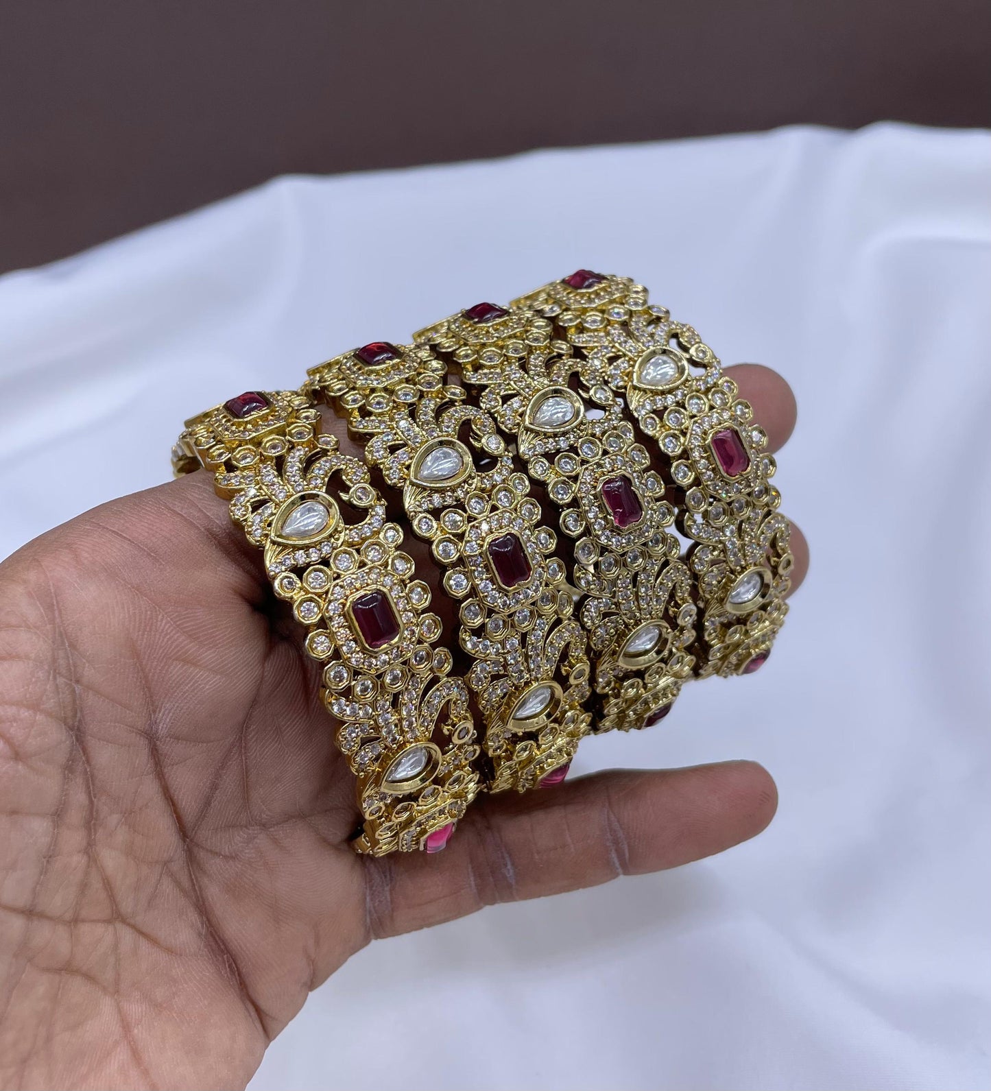 Victorian Polish AD Stone Bangles