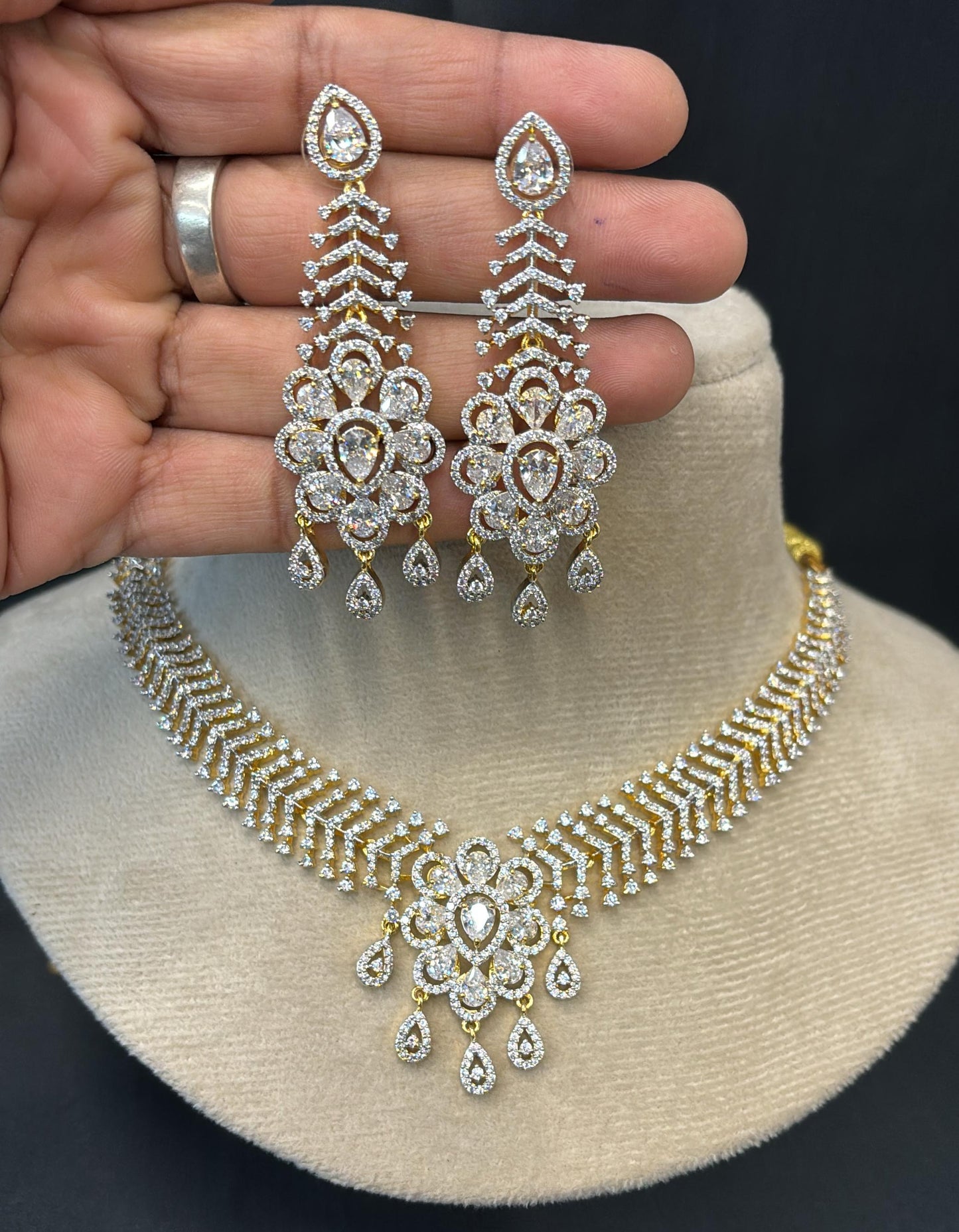 AD Stones Necklace