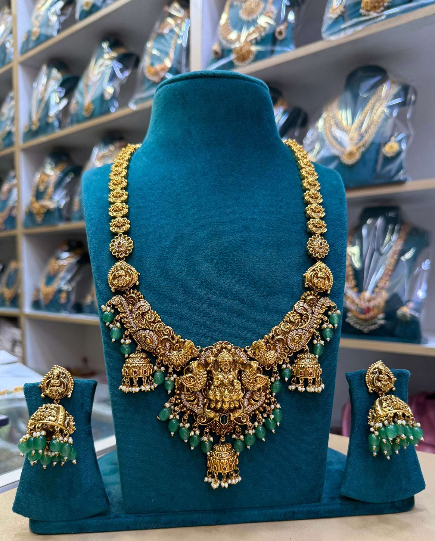 Nakshi Work with AD Stones Bridal Haram