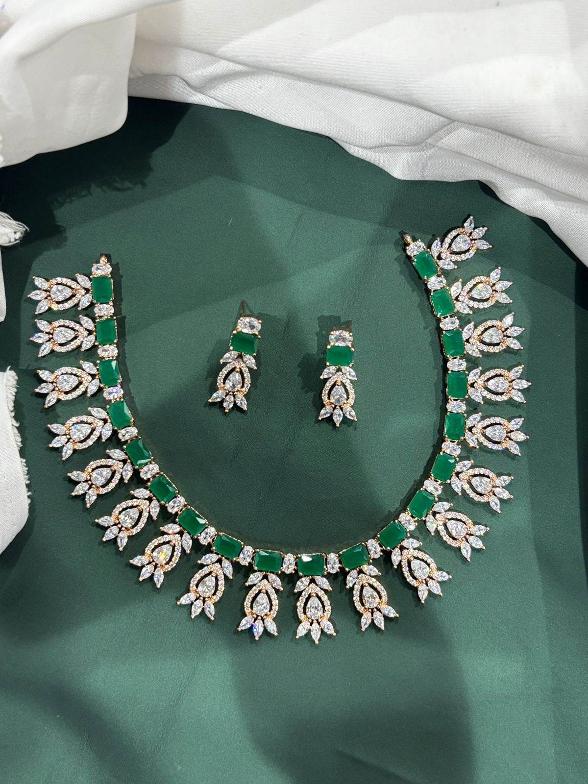 AD Stones Necklace - Nakshatra Jewels