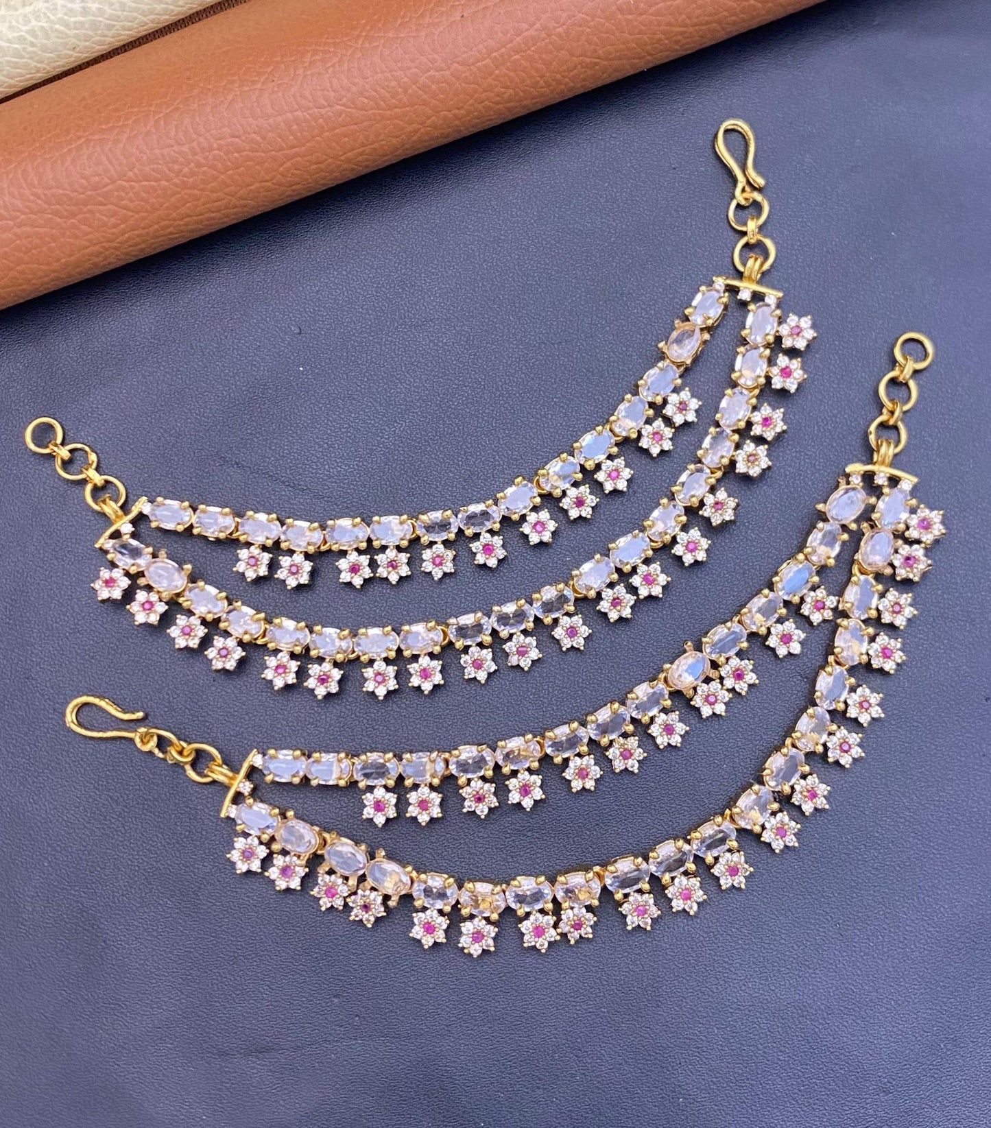 AD Stone Ear Chains