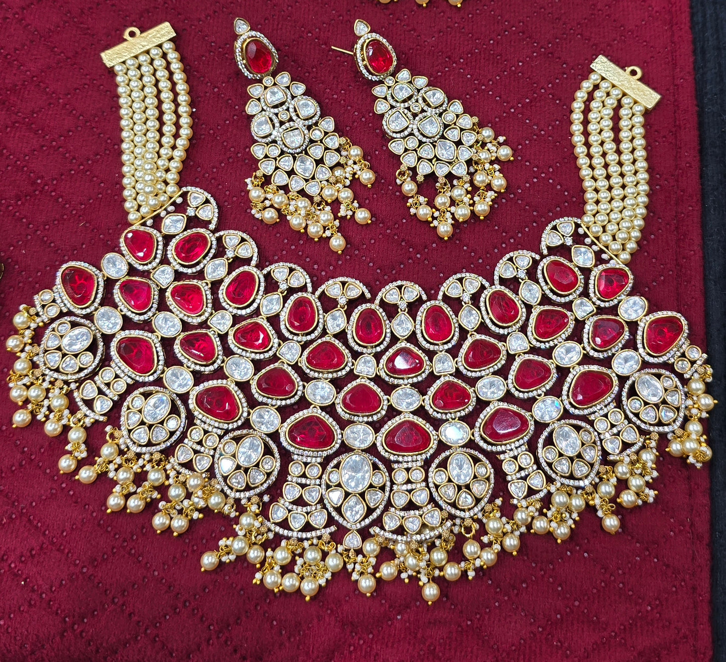 Moissanite Stones Bridal Neckset