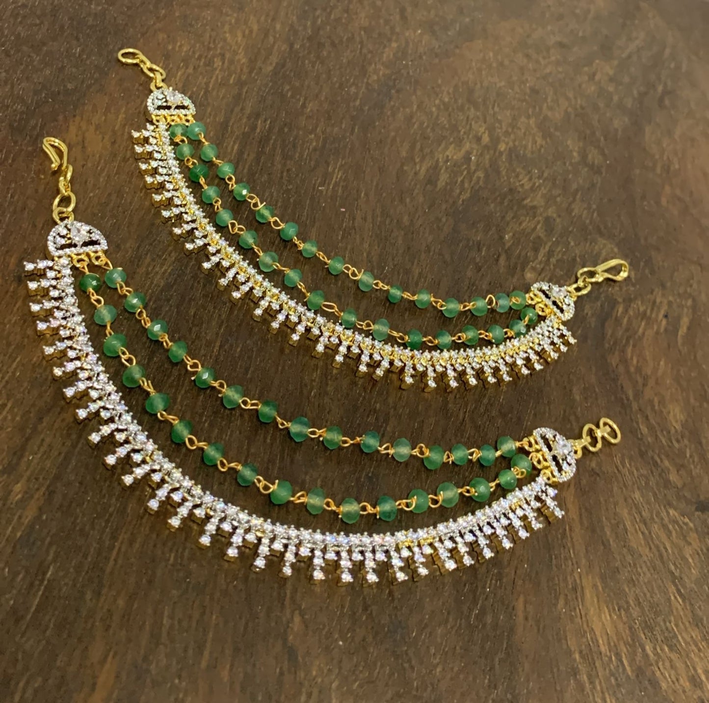 Premium Matt with ADStones Ear Chains