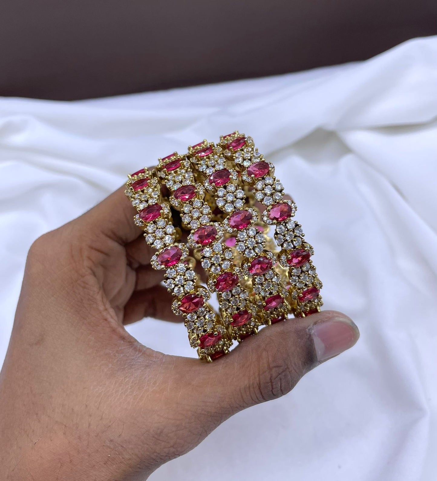 Victorian Polish AD Stone Bangles