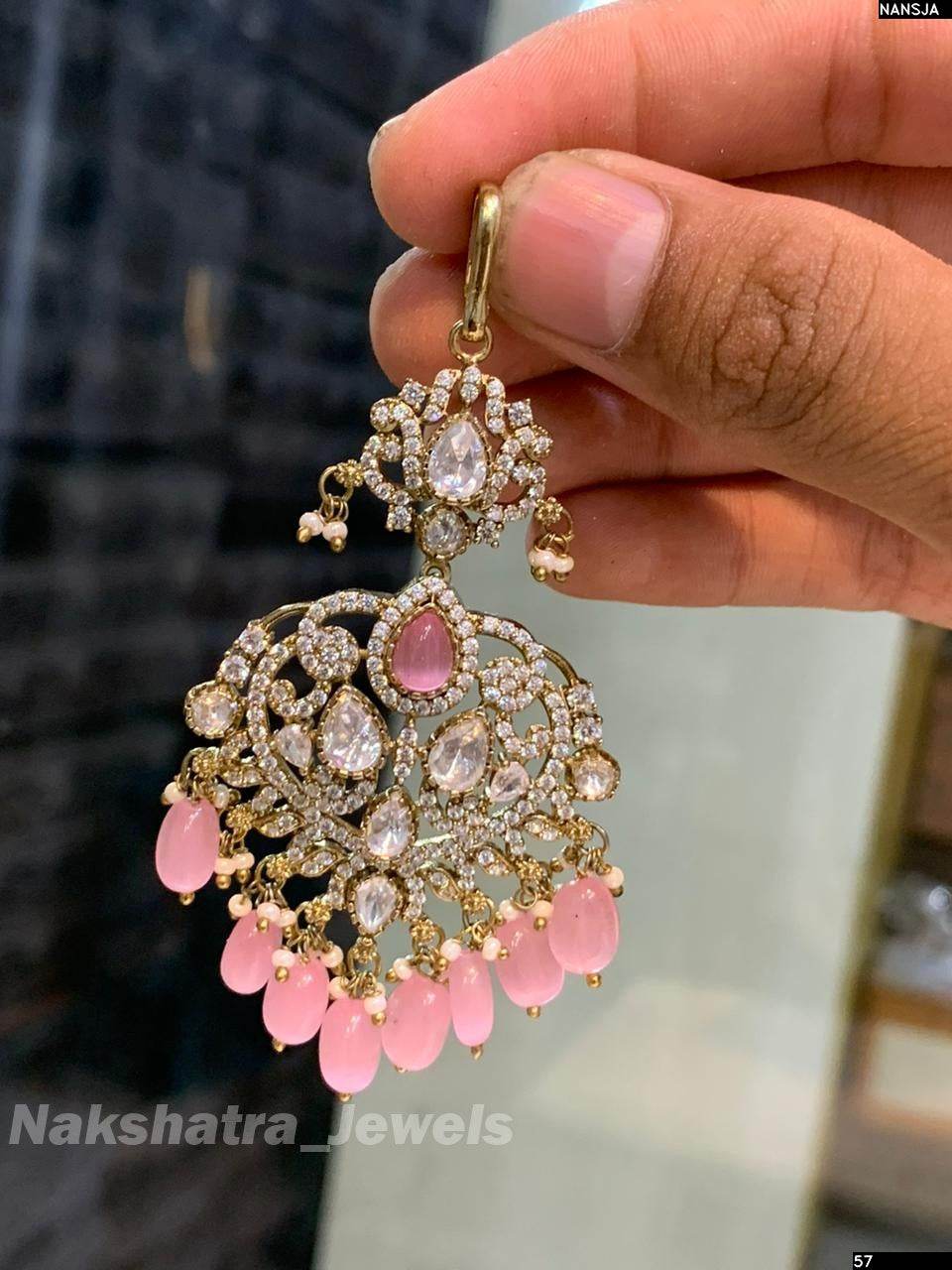 Mossianite Stones Tikka - Nakshatra Jewels