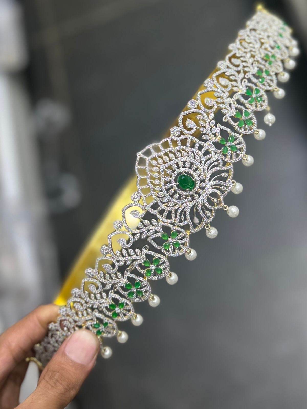 American Diamond Stones Bridal Hip Belt