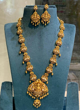 Nakshi Work with AD Stones Bridal Haram (Gold Replica) - Nakshatra Jewels