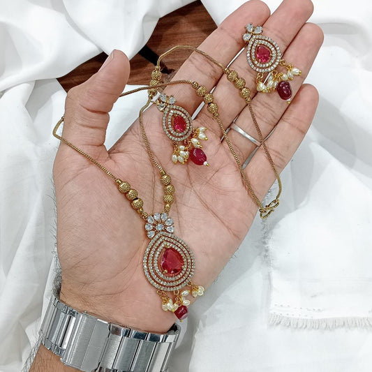 AD Stones Necklace