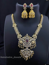 AD Stones Necklace (Gold Polish) - Nakshatra Jewels