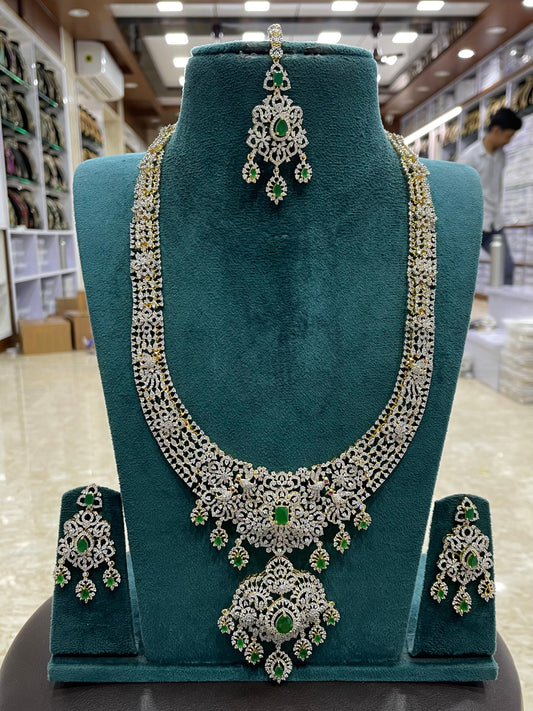 American Diamond Stones Bridal Haram