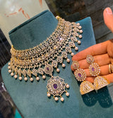 American Diamond Stones Bridal Choker
