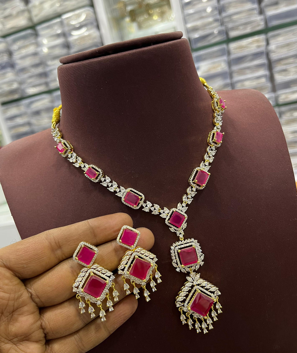 AD Stones Necklace